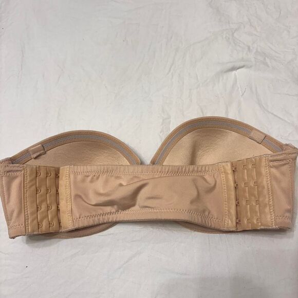 BOUTIQUE Women's Strapless Intimates Nude Tan Sz M 36B Everyday Comfotable Bra - Picture 2 of 2